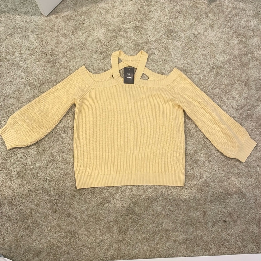 Yellow Sweater- new with tags